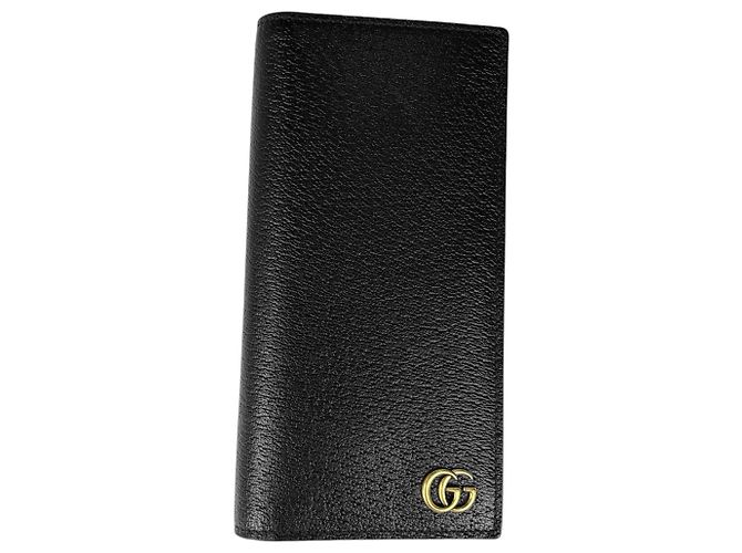 Gucci Bi-Fold Leather Long Wallet