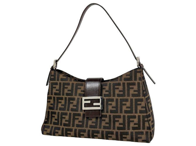Borsa a tracolla Fendi Zucca Pattern