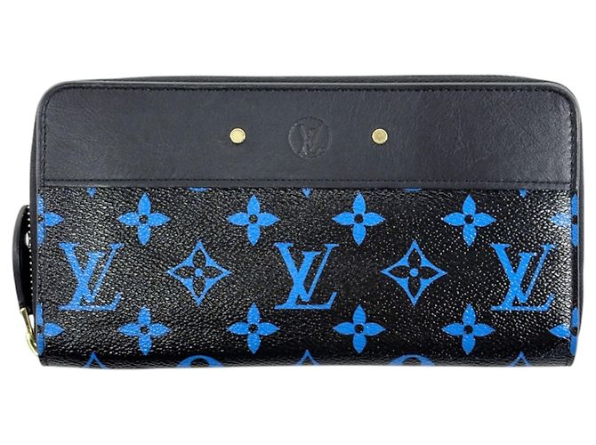 Cartera Zippy Louis Vuitton en Blue Monogram