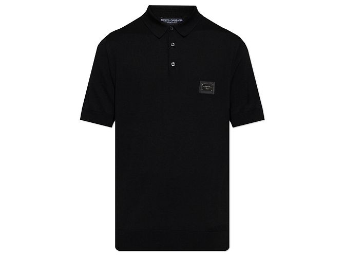 Dolce & Gabbana Poloshirt mit Logo-Patch