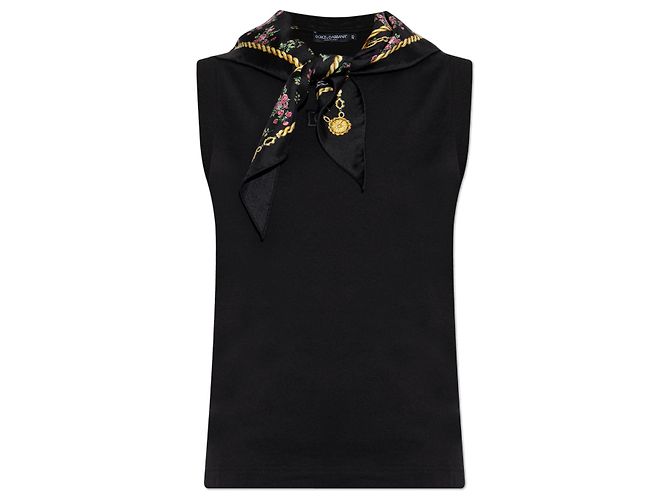 Dolce & Gabbana Top con sciarpa rimovibile