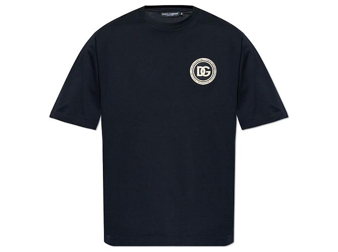 Dolce & Gabbana T-Shirt mit Logo-Patch