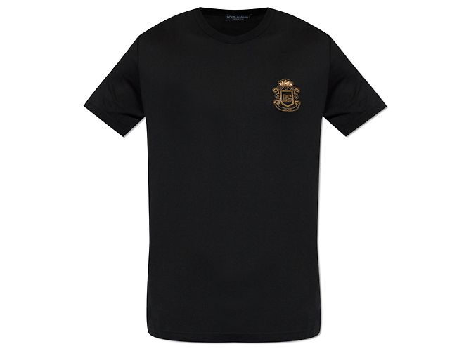 Dolce & Gabbana T-Shirt mit Logo-Patch