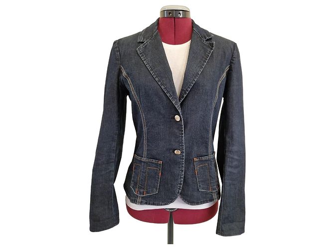 Blazer de denim Trussardi Jeans