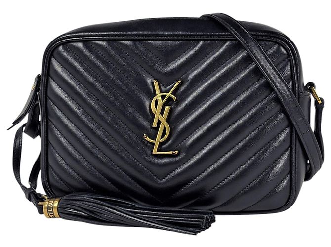 Autre Marque Borsa a tracolla Saint Laurent in pelle nera