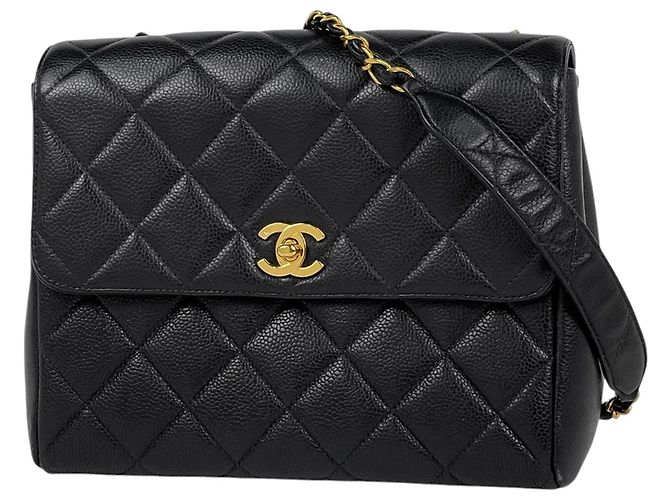 Borsa a tracolla Chanel Matelassé in nero