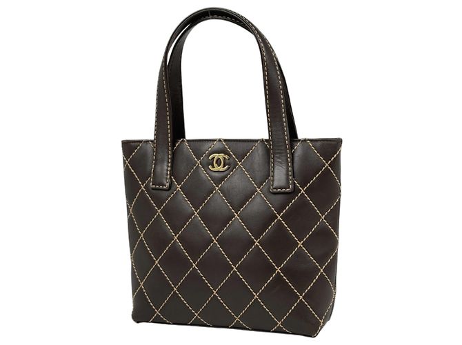 Bolsa de couro Chanel Wild Stitch