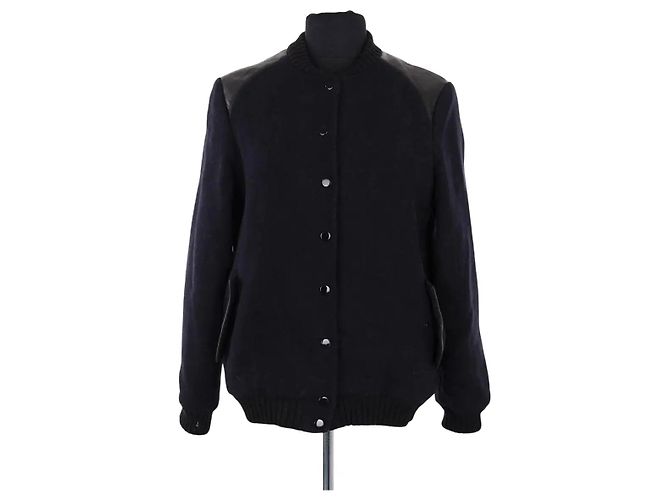 Sandro Black Wool Jacket