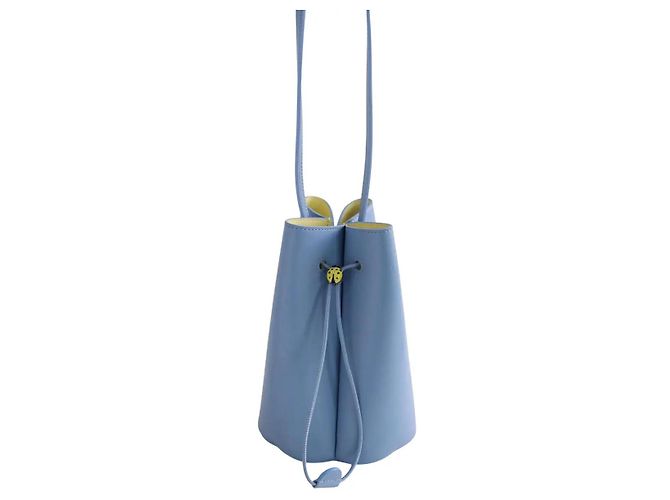 Dior Mini borsa Mini borsa a secchiello Petit Trèfle blu