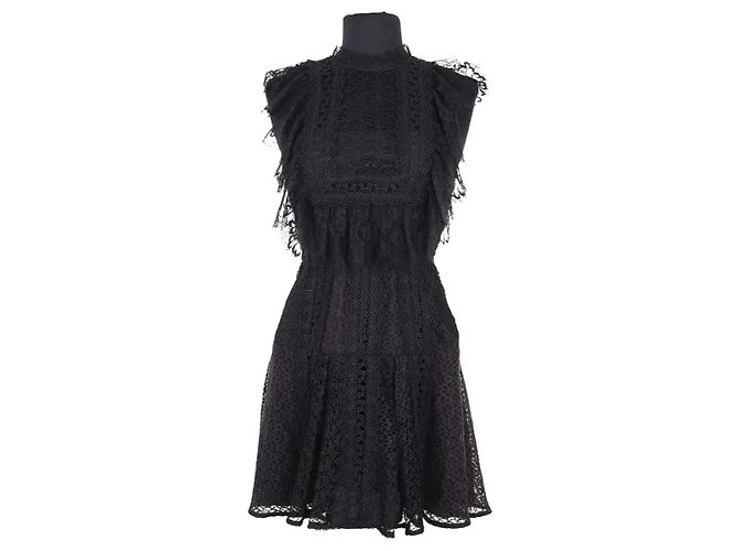 Self portrait Vestido negro Self-Portrait