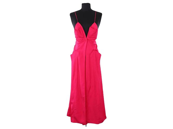 Jacquemus Calvi Kleid rosa Viskose
