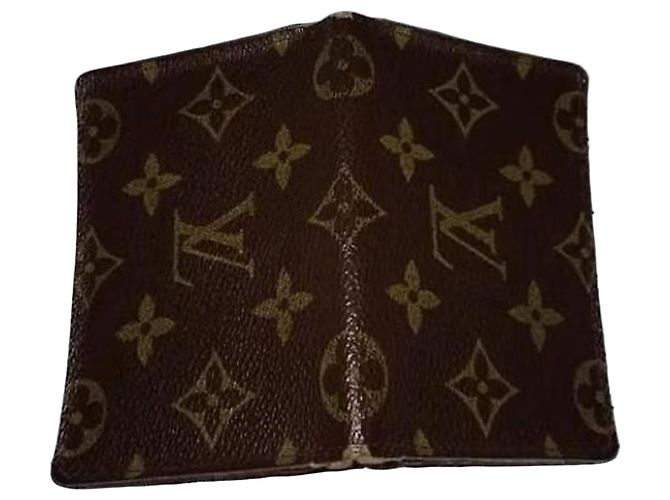 Louis Vuitton Monogram Canvas Kartenetui braun