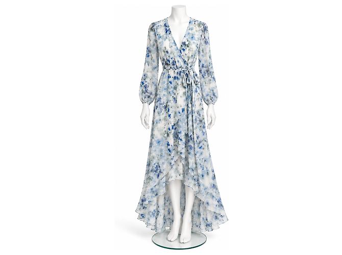Jenny Packham Wickelkleid mit Blumenprint