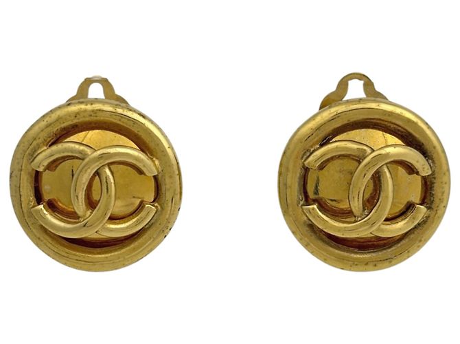 Orecchini a clip Chanel Gold