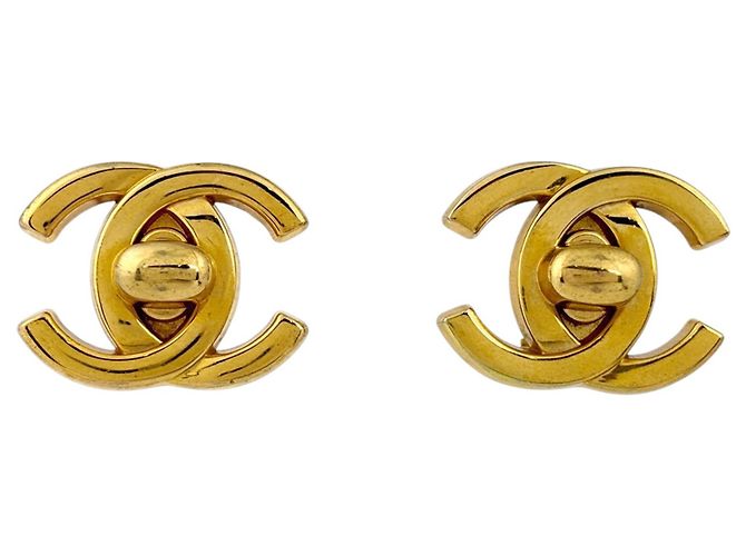 Orecchini a clip Chanel Gold