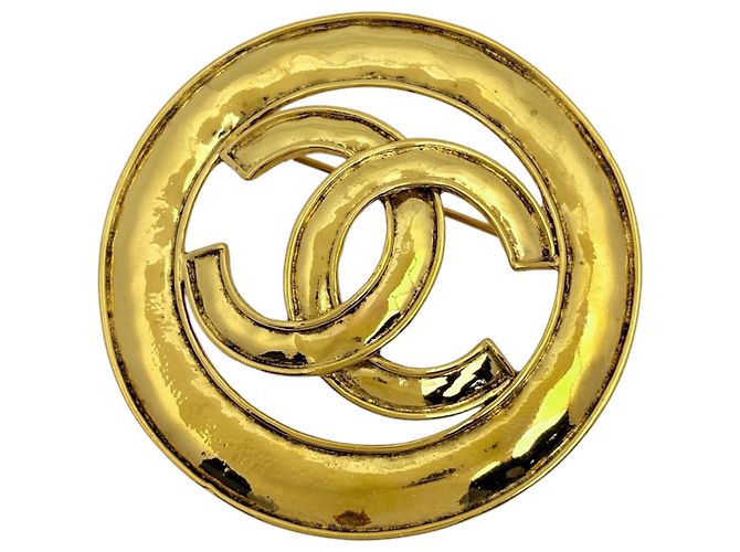 Chanel vergoldete Brosche