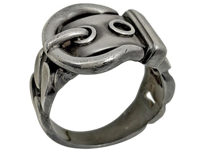 Hermès Hermes Boucles Sellier Ring