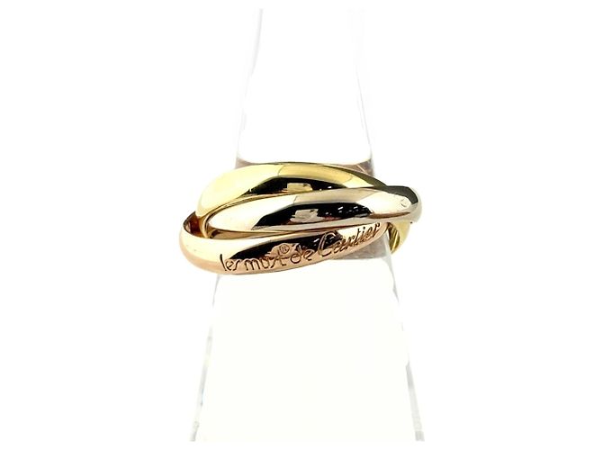 Anello Cartier Trinity in Oro Giallo