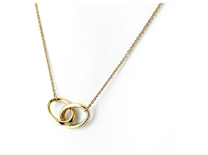 Autre Marque Colar com Pendente Double Loop em Ouro Amarelo Tiffany & Co.