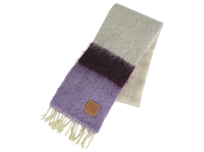 Sciarpa in lana mohair multicolore Loewe