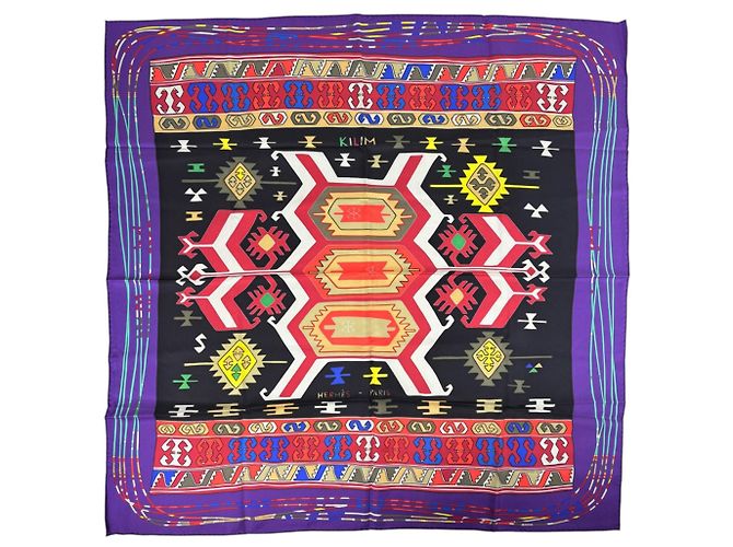 Hermès Lenço Hermes Carre 90 Kilim