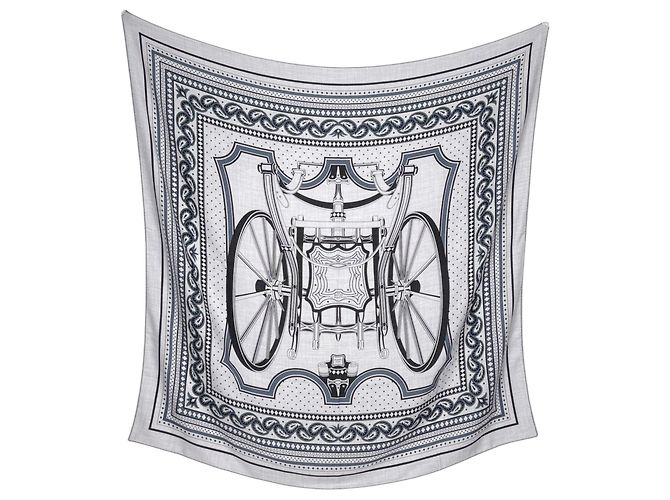 Hermès Lenço/Cachecol Hermes Carre Geant Les Roues de Phaeton