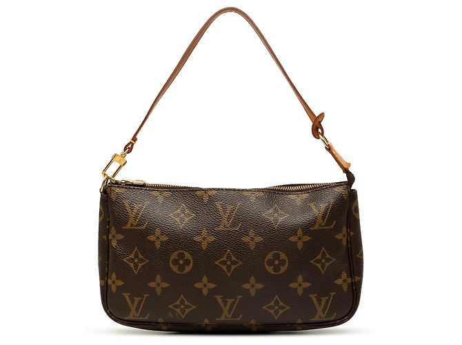 Louis Vuitton Brown Monogram Pochette Accessoires