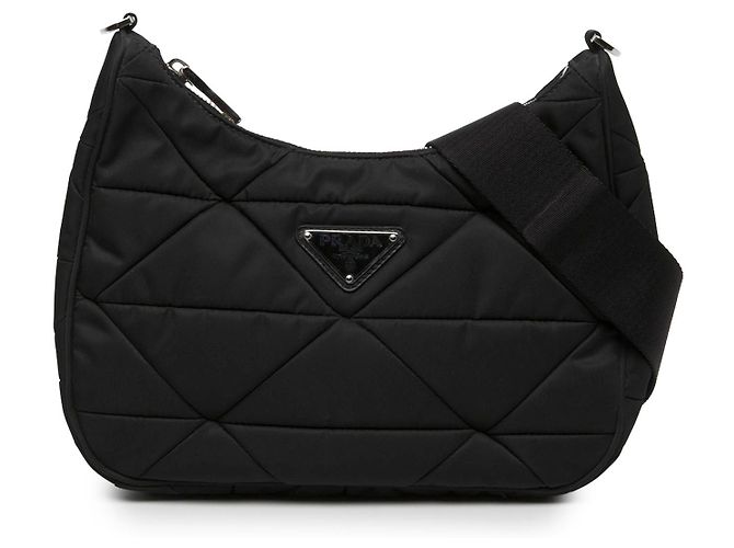Bolsa crossbody Prada em Re-Nylon acolchoado preto