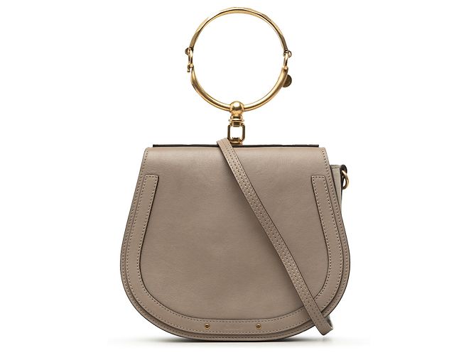 Sac Nile Chloé en cuir marron taille Medium