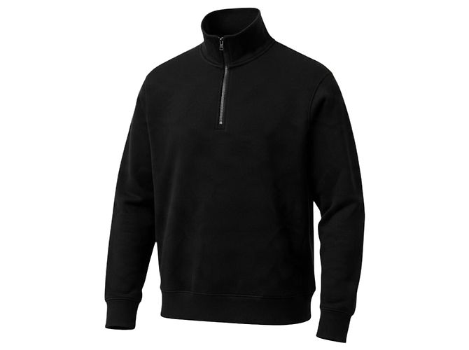 Loewe Sweatshirt de algodão e cashmere com fecho - Preta