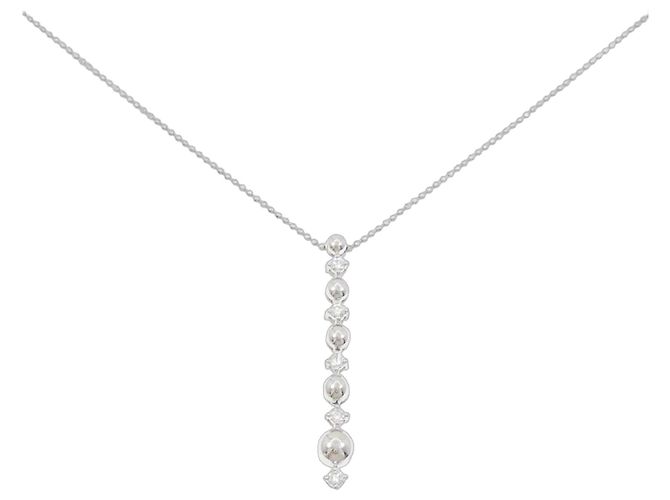 Autre Marque Collar de Pt900 y diamantes