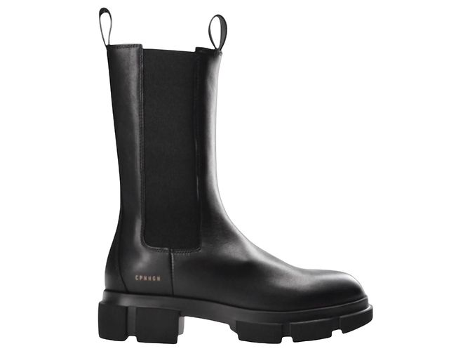 Autre Marque Copenhagen Studios Botas Chelsea de Cuero Negras