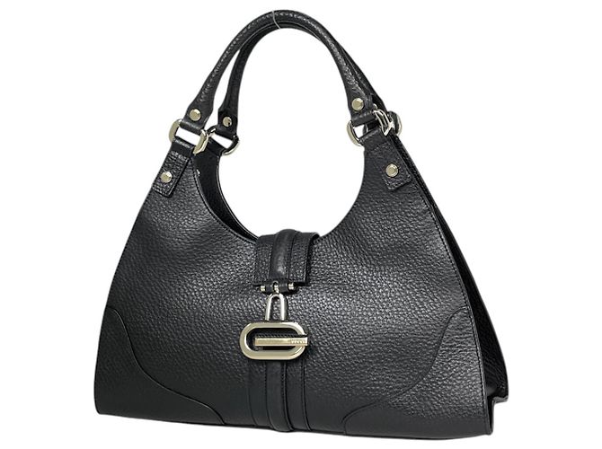 Bolsa de ombro em couro Gucci