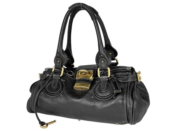 Sac à main en cuir Chloé Paddington