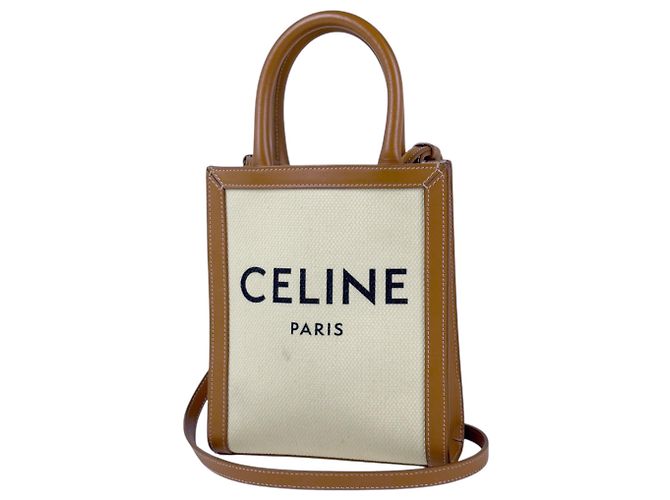 Céline Celine Mini Vertical Cabas Borsa Tote 2-Way