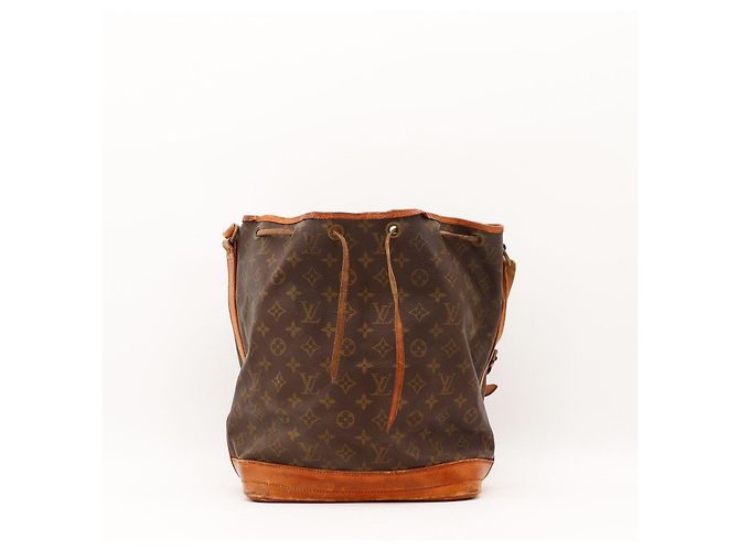 Borsa a Secchiello Louis Vuitton Monogram Noe in Pelle Marrone