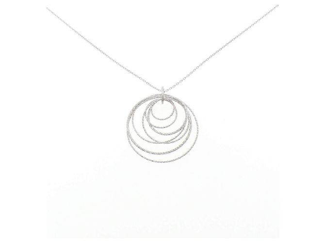 Autre Marque Collar de oro blanco Au750