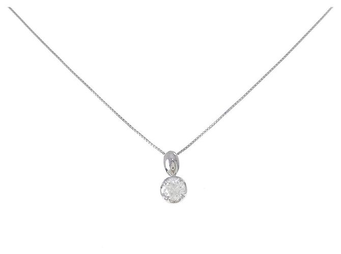 Autre Marque Collar de diamantes Pt900 Pt850