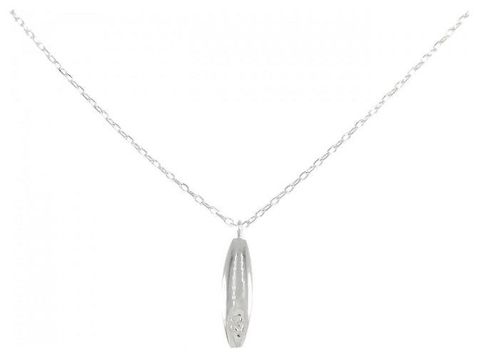 Autre Marque Collar de oro blanco Au750