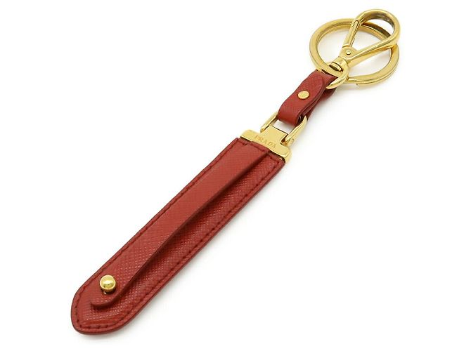 Prada Saffiano Leather Key Holder