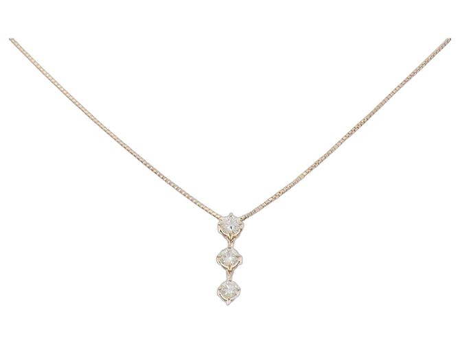 Autre Marque Collar de diamantes Au750