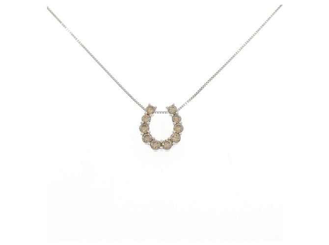 Autre Marque Collar Horseshoe Diamond Au750