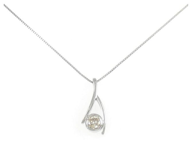 Autre Marque Diamantenhalskette Pt900/Pt850