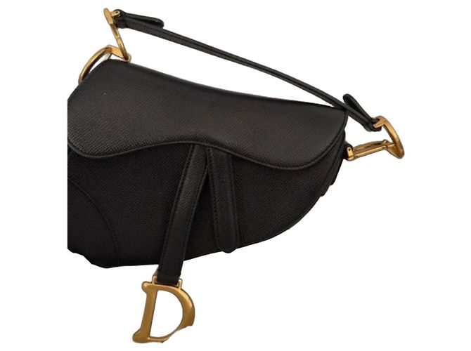 Borsa Dior Saddle in pelle martellata