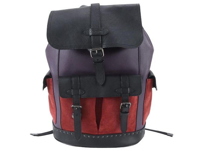 Sac à dos multifonctionnel en cuir Coach