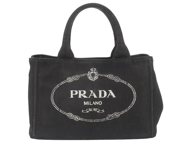 Tote Sac cabas Prada Canapa avec logo triangle