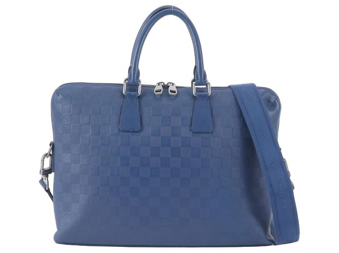Borsa a tracolla Louis Vuitton Damier Infini Portedocument Jour
