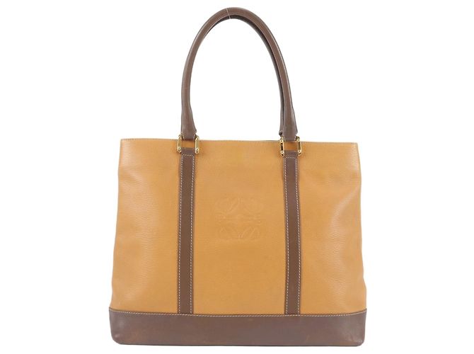 Saco Tote em couro Anagram Loewe