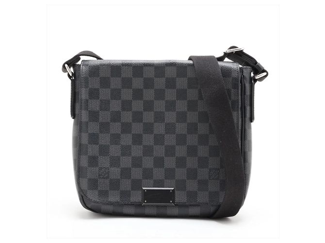 Louis Vuitton Damier Graphite District PM Shoulder Bag