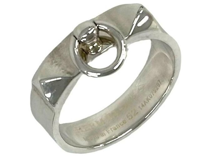 Hermès HERMES Collier de Cirane Silver Ring